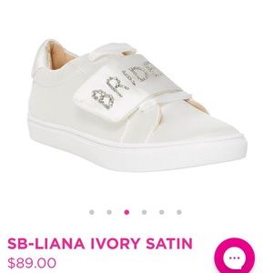 Bride Betsey Johnson Rhinestone Tennis Shoe Sneaker